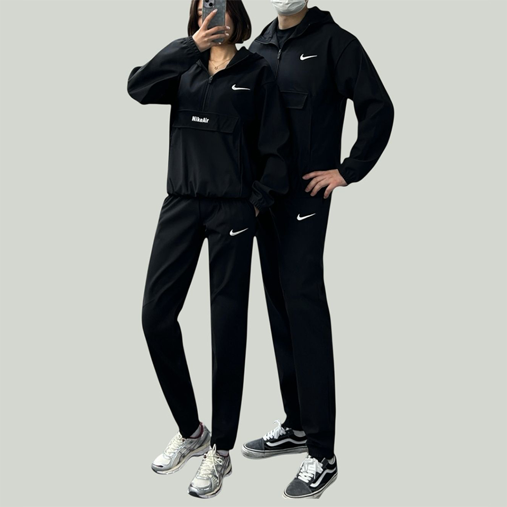 나이키 아노락 후드 반집업 세트