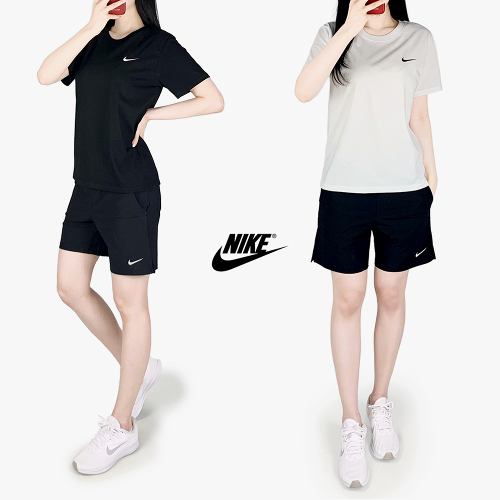 나이키 자수 스우시 반팔 반바지 세트 / 남여