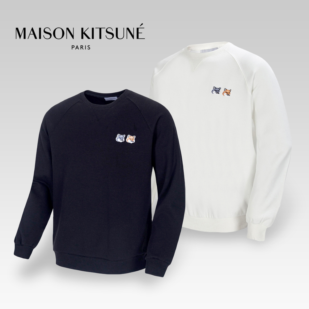 메종키츠네 특기모 더블폭스 자수로고 맨투맨