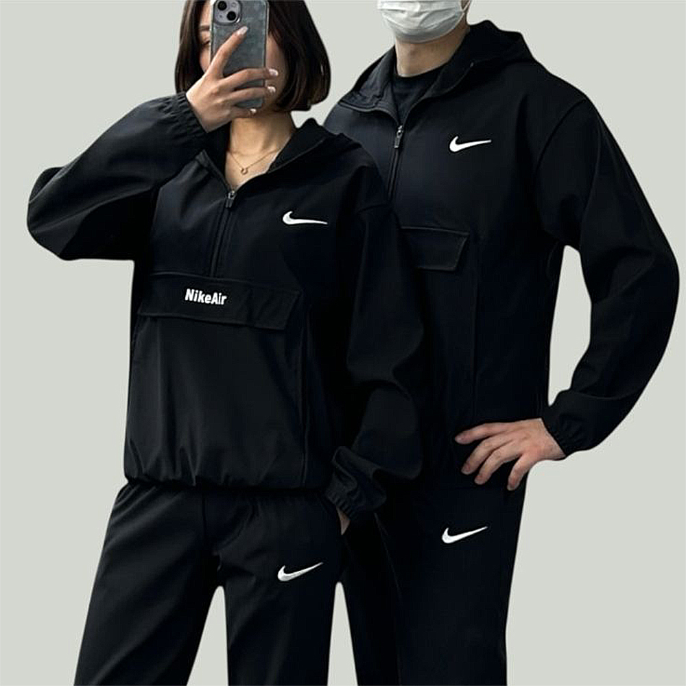 나이키 아노락 후드 반집업