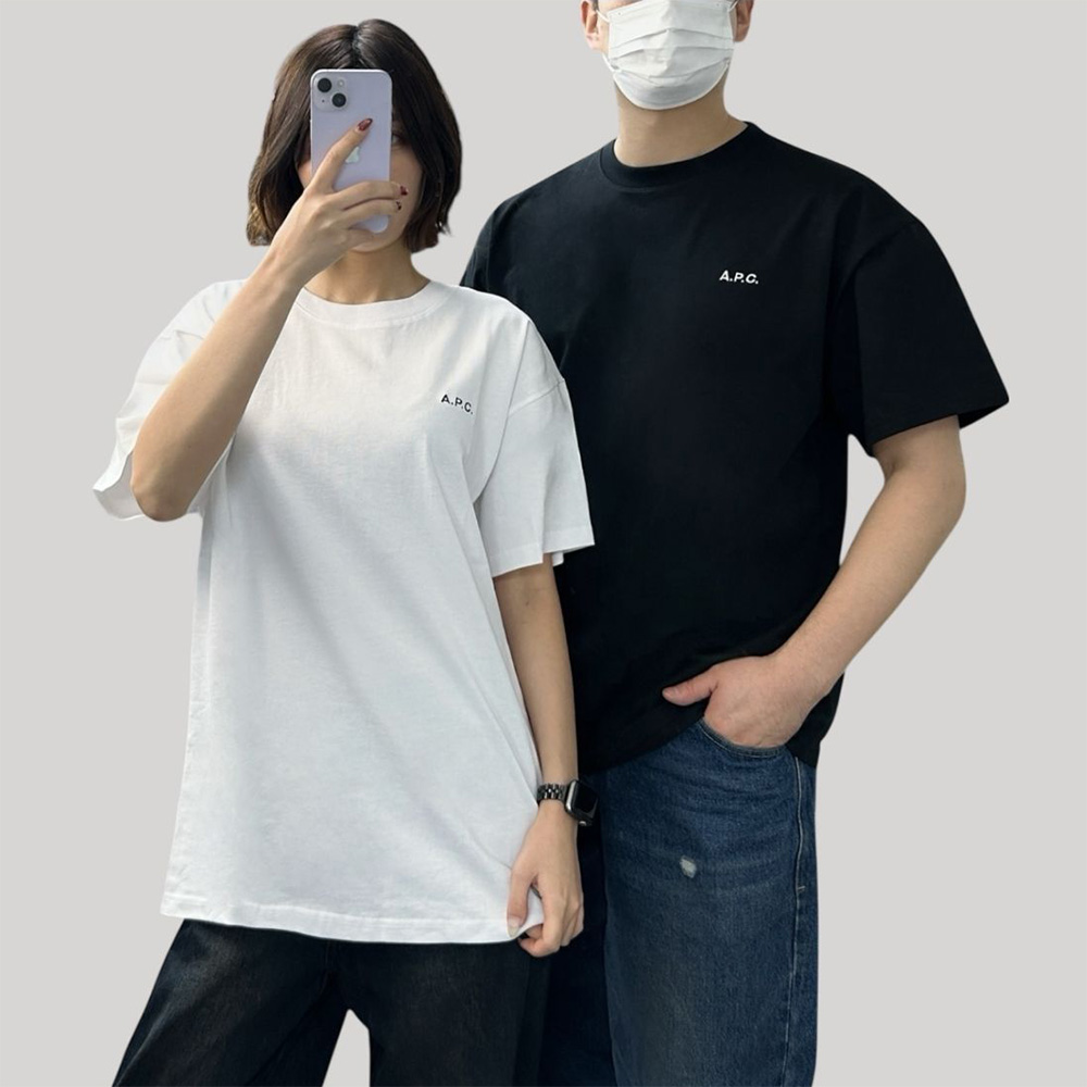 APC 자수 반팔티