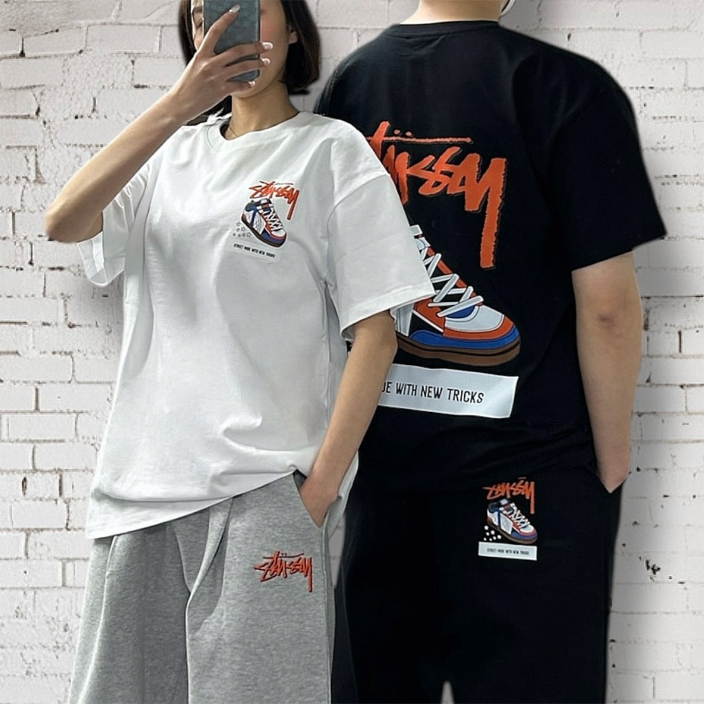 스투시 스트릿 반팔티