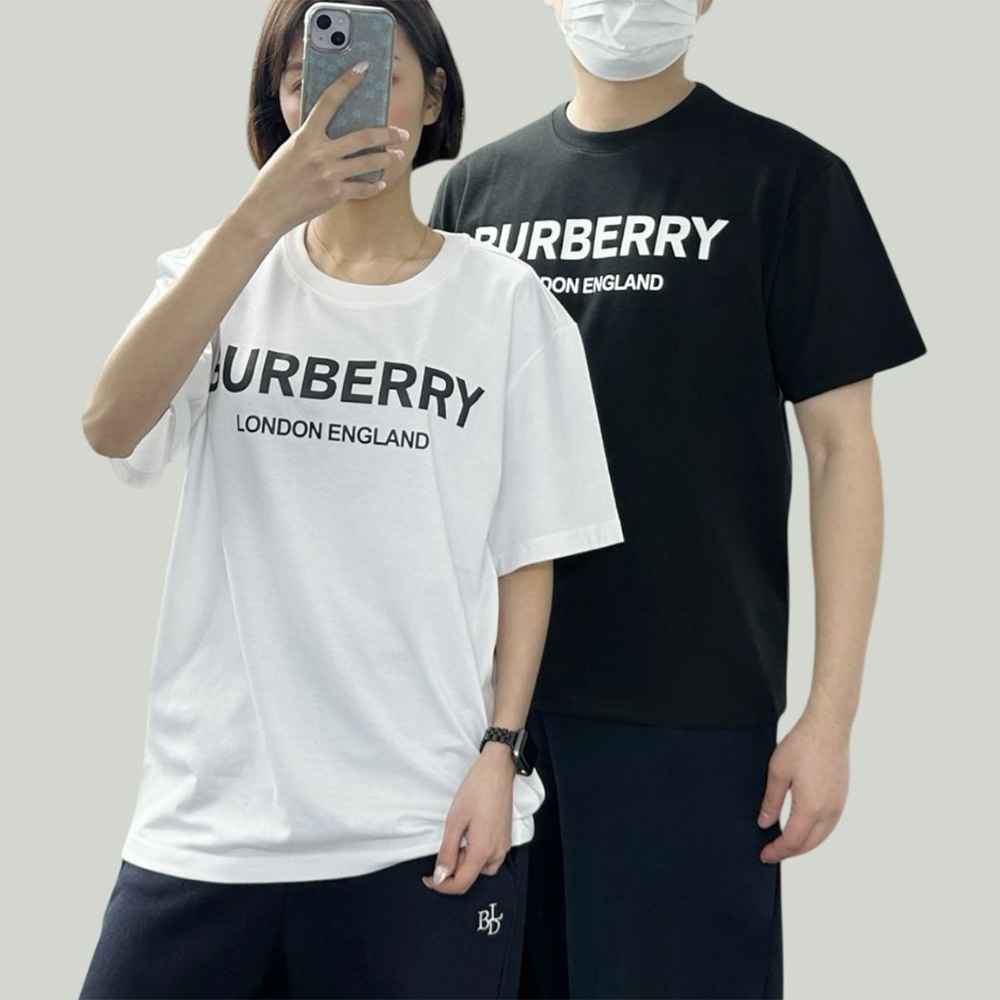 BB 프린트 로고 반팔티