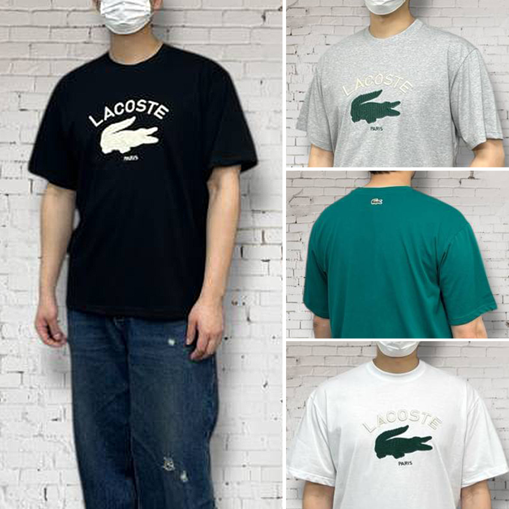 라코스테 와펜 자수 반팔티