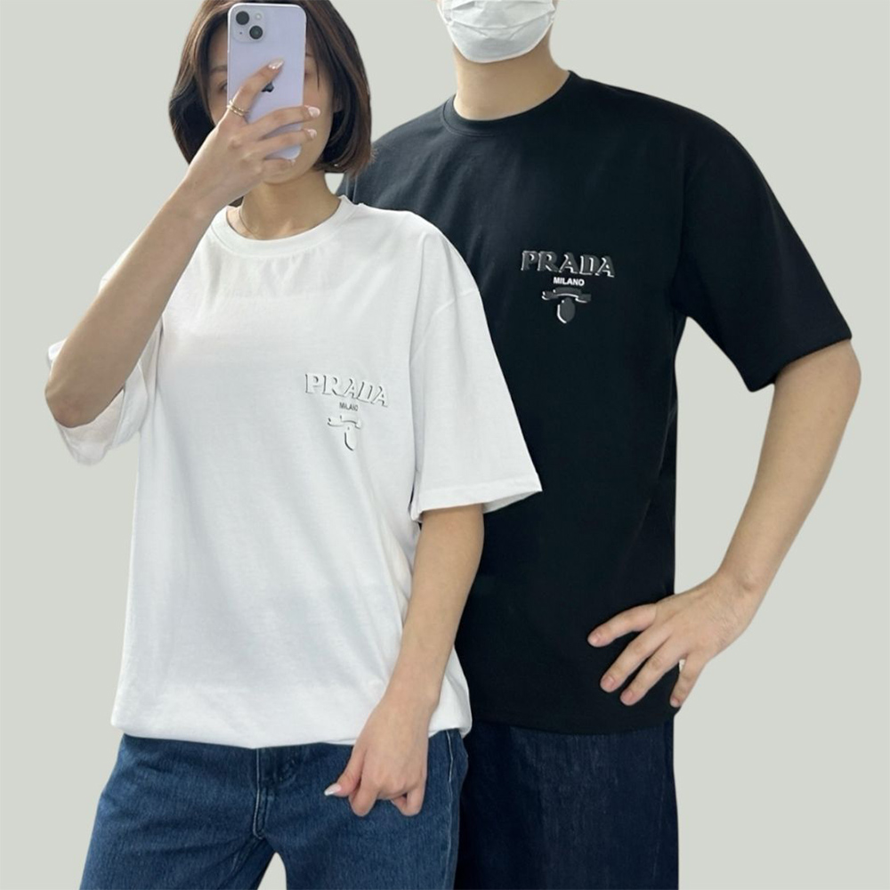 PRD 발포 오버핏 CP 면 반팔