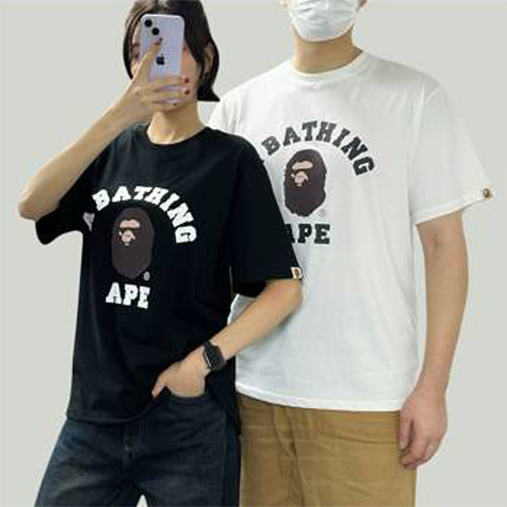 베이프 컬리지 오버핏 반팔 (매장판)