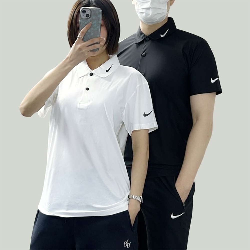 나이키 기능성 아이스 스판 카라 반팔티