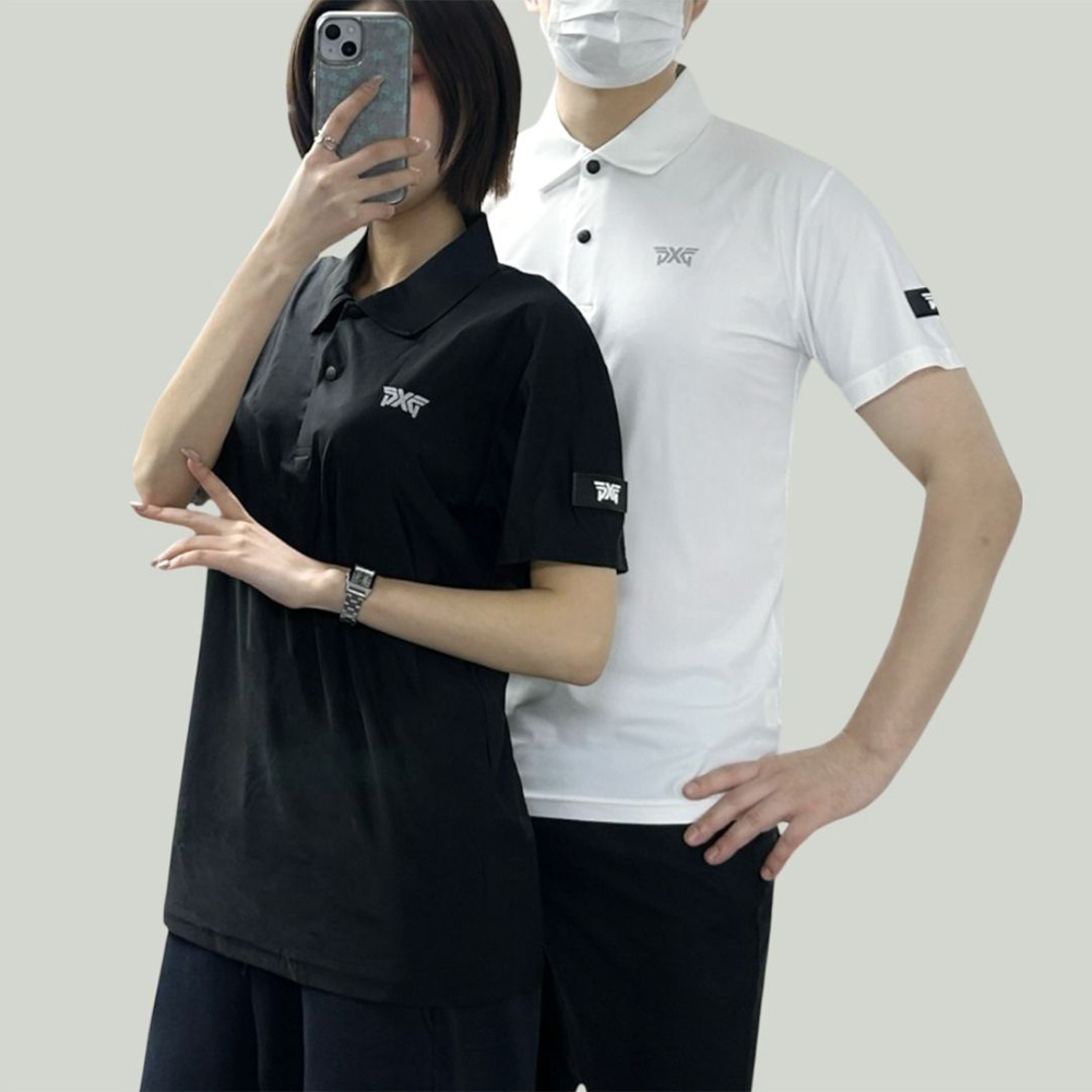 PXG 기능성 아이스 스판 카라 반팔티