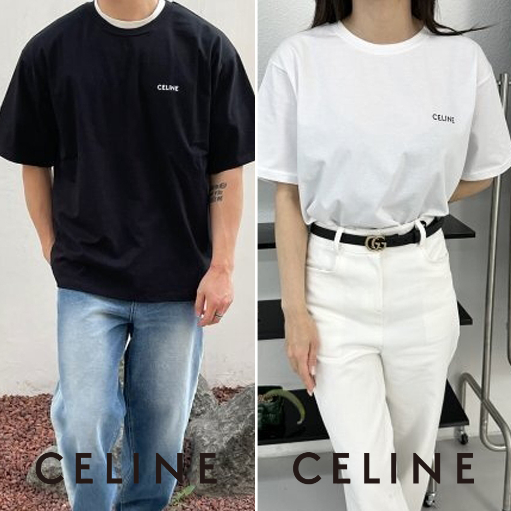 CL 클래식 엠보 커플 반팔 티셔츠