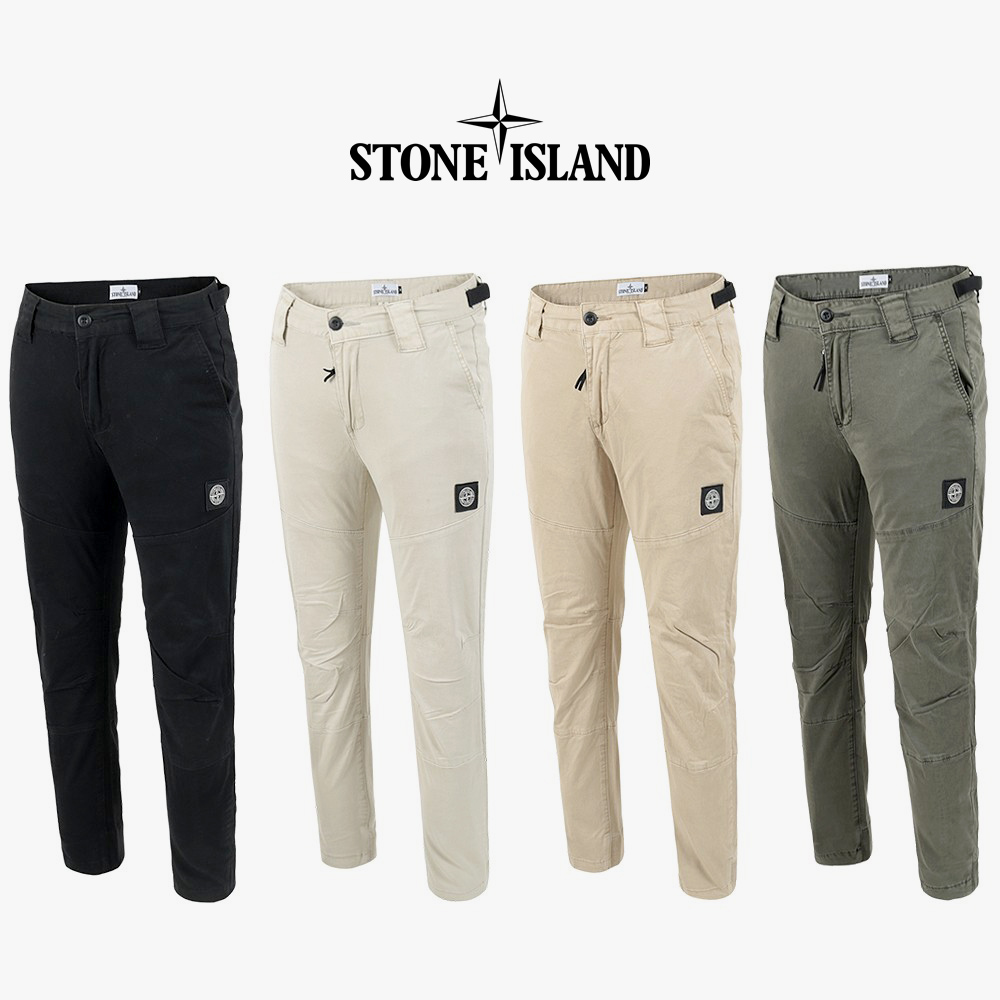 ST 무릎절개 슬림 조거팬츠